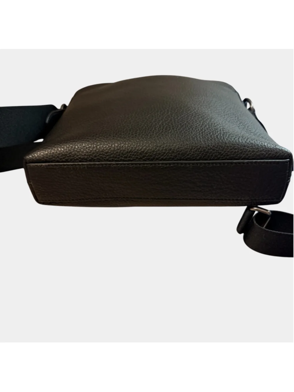 Coach Houston Flight Smooth Leather Crossbody Messenger Bag Black Unisex NWT - Picture 14 of 16